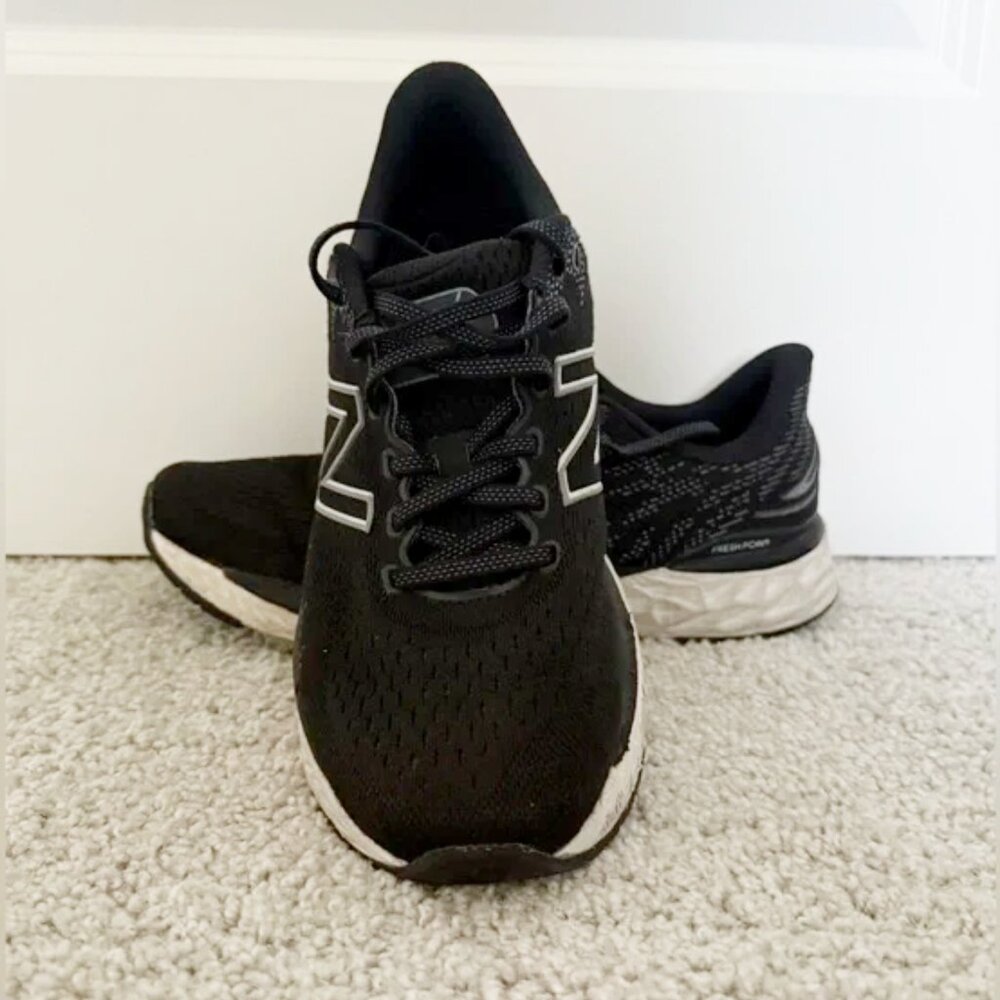 New Balance Black Fresh Foam Running Sneakers Athletic Shoes‎